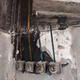 Damaged switches at the point close to where the fire started at the Ahmednagar hospital